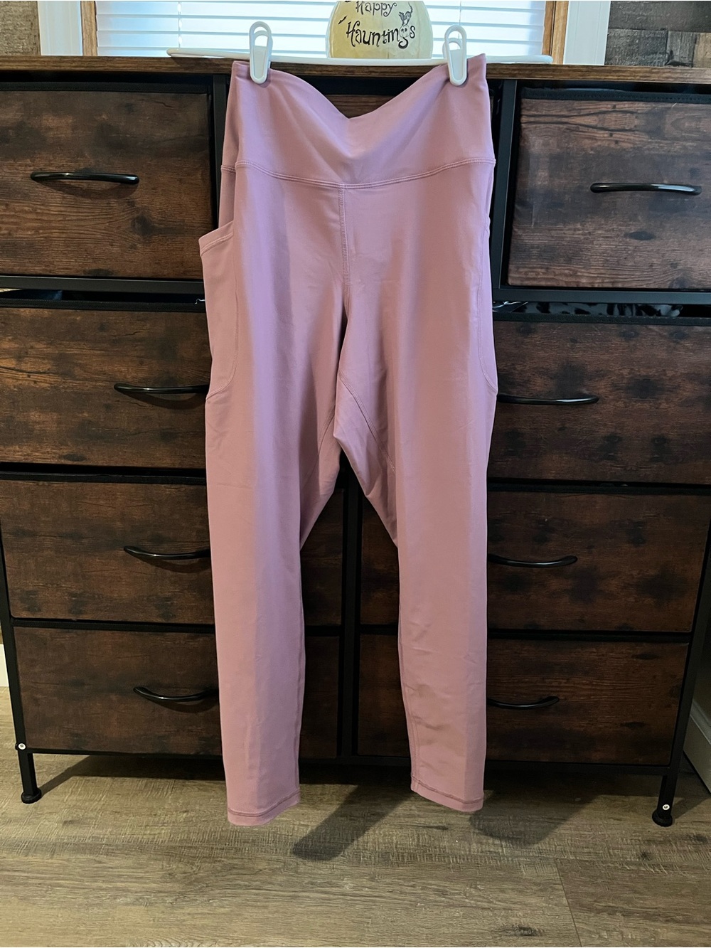 Old Navy Pink Active Pocket Leggings in Dusty Rose